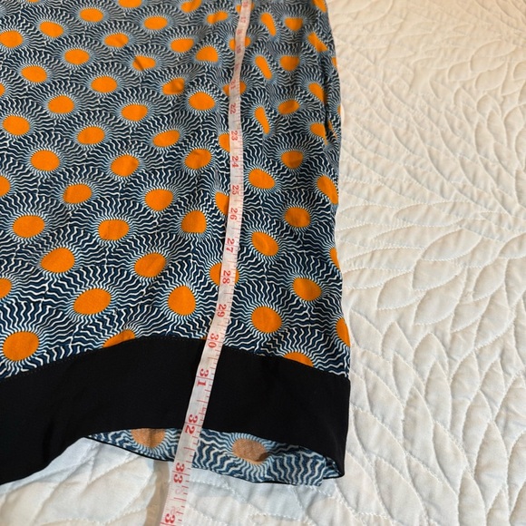 Orange and Black Patterned Tank Top - Picture 6 of 9